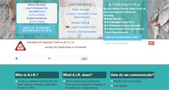 Desktop Screenshot of independentretirees.com